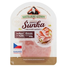 Kostelecké Uzeniny Kostelecká šunka najvyššej akosti 0,100 kg