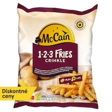 McCain 123 hranolky vlnky 750 g