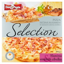 Don Peppe Selection Pizza slanina & opražená cibuľka 410 g