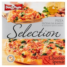 Don Peppe Selection Pizza chorizo & špenát 440 g