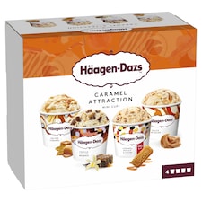 Häagen-Dazs Variácie smotanových zmrzlín 4 x 95 ml (380 ml)