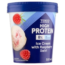 High Protein mrazený krém mliečny s malinovou polevou 500 ml