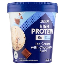 High Protein mrazený krém mliečny s vanilkovou príchuťou s čokoládovou polevou 500 ml