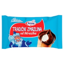 Prima Smotanová zmrzlina s vanilkovou príchuťou v oblátke s polevou 170 ml