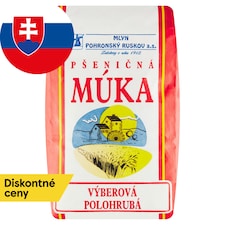 Mlyn Pohronský Ruskov Pšeničná múka výberová polohrubá 1 kg