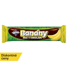 ORION BANÁNY želé tyčinka v horkej čokoláde 45 g