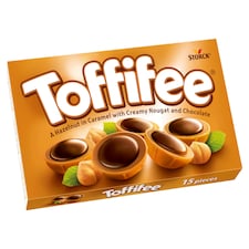 Toffifee Celé jadro lieskového orieška v karameli s nugátovým krémom a čokoládou 125 g