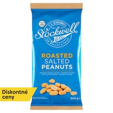Stockwell & Co. Pražené lúpané solené arašidy 500 g