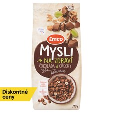 Emco Mysli chrumkavé čokoláda a orechy 750 g