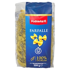 Podravka Farfalle semolínové cestoviny sušené 500 g