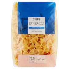 Farfalle semolinové sušené cestoviny 500 g