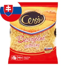 Cessi Bezvaječné cestoviny pšeničné, sušené vretienka 400 g