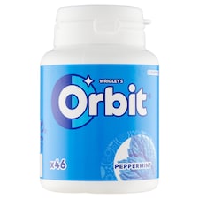 Wrigley's Orbit Peppermint žuvačka bez cukru s mätovou príchuťou 46 ks 64 g
