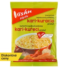 Vishu Style Instantná rezancová polievka kari-kuracia príchuť 60 g