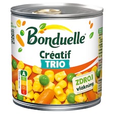 Bonduelle Créatif Trio zeleninová zmes v mierne slanom náleve 400 g