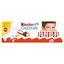 Kinder Chocolate Tyčinky z mliečnej čokolády s mliečnou náplňou 24 ks 300 g