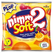 nimm2 Soft plnené žuvacie ovocné cukríky s vitamínmi 90 g