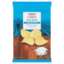 Smažené zemiakové lupienky solené 70 g