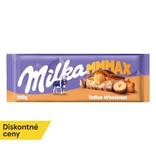 Milka Toffee Wholenut mliečna čokoláda z alpského mlieka s karamelovou náplňou a orechmi 300 g