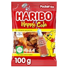 Haribo Happy Cola želé s kolovou príchuťou 100 g