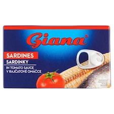 Giana Sardinky v paradajkovej omáčke 125 g