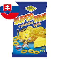 Namex Super Ring - snack s príchuťou syra 60 g