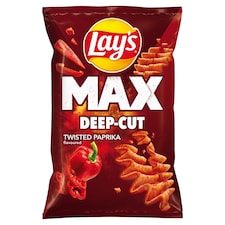 Lay's Max Deep-Cut vyprážané zemiakové lupienky s príchuťou papriky 120 g