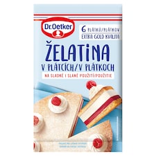 Dr. Oetker Želatína v plátkoch 6 ks 10 g