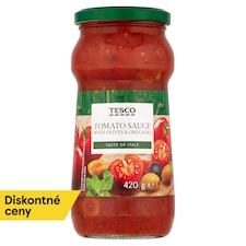 Paradajková omáčka s olivami a oreganom 420 g