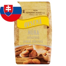 Mlyn Pohronský Ruskov Ovsená múka celozrnná jemná výberová 800 g
