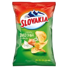 Slovakia Chips S príchuťou smotana a cibuľa 60 g