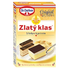Dr. Oetker Zlatý klas Krémový prášok na prípravu vanilkových krémov a plniek 200 g