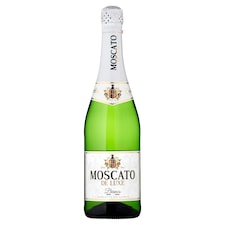 Moscato De Luxe Bianco alkoholický nápoj sýtený 0,75 l