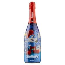 Šmolkovia Party Drink sýtený nealkoholický nápoj s príchuťou lesné ovocie 750 ml