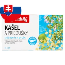 Popradský Kašeľ a priedušky bylinný čaj 15 x 1,5 g (22,5 g)