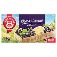 TEEKANNE Black Currant with Lemon, World of Fruits, 20 vrecúšok, 50 g