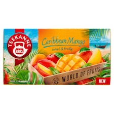 Teekanne World of Fruits Caribbean Mango ovocno-bylinný čaj 20 x 2,25 g (45 g)