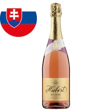 Hubert De Luxe Akostné aromatické šumivé víno ružové sladké 0,75 l