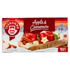 Teekanne World of Fruits Apple & Cinnamon ovocno-bylinný čaj 20 x 2,25 g (45 g)