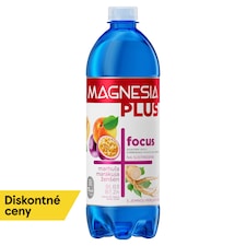 Magnesia Plus focus marhuľa, marakuja, ženšen 0,7 l