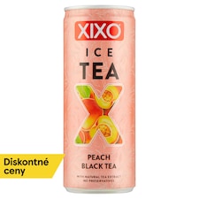 Xixo Broskyňový ľadový čaj s 1% obsahom ovocnej šťavy 250 ml
