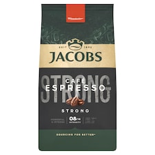 Jacobs Café Espresso Strong káva pražená zrnková 1000 g