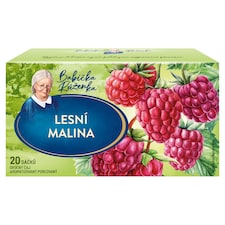 Babička Růženka Ovocný čaj s príchuťou lesnej maliny 20 x 2 g