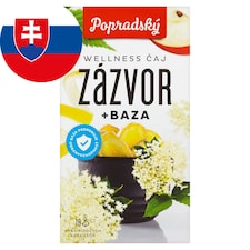 Popradský Wellness Čaj zázvor + baza 39,6 g