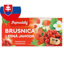 Popradský Brusnica lesná jahoda ovocný čaj 40 g
