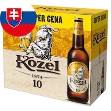 Velkopopovický Kozel 10 pivo výčapné svetlé 8 x 0,5 l (4 l)