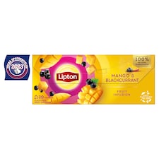 Lipton Mango & Blackcurrant ovocný čaj 20 vrecúšok 34 g