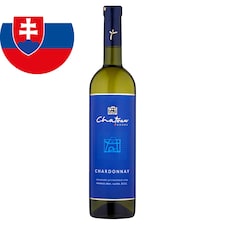 Chateau Modra Chardonnay Slovenské prívlastkové víno biele neskorý zber suché D.S.C 0,75 l