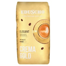 Eduscho Crema Gold Elegant pražená zrnková káva 1000 g