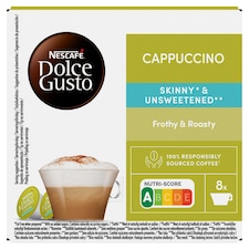 NESCAFÉ Dolce Gusto Cappuccino Skinny Unsweetened - káva v kapsulách - 16 ks